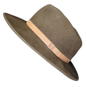 Sierra Club John Muir Collectioj Olive Green Wool Felt Fedora